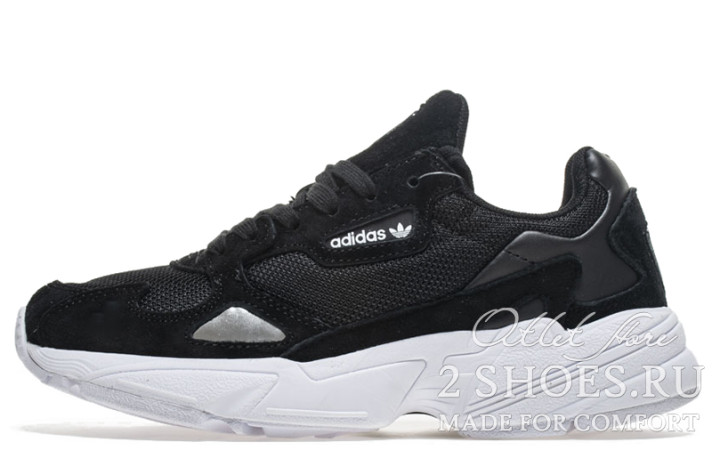 Кроссовки Adidas Falcon W80 Black White B28129 черные