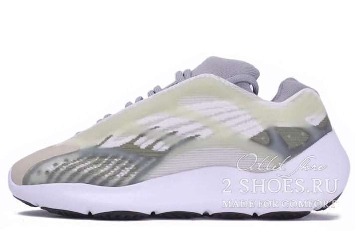 Кроссовки Adidas Yeezy 700 V3 White Gray  белые