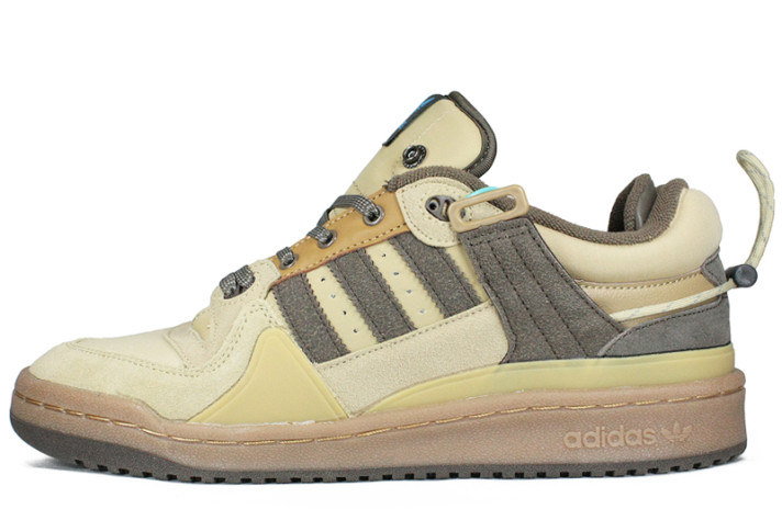Кроссовки Adidas Forum Buckle Low Bad Bunny Brown GW0264 коричневые