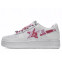 Кроссовки женские A Bathing Ape Bape Sta White Pink Camouflage