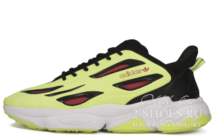 Кроссовки Adidas Ozweego Celox Solar Yellow Red H68622 зеленые