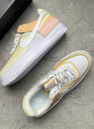 Кроссовки Nike Air Force 1 Low Shadow White Spruce Aura живое фото 2