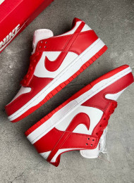 Кроссовки Nike Dunk SB Low University Red живое фото 1